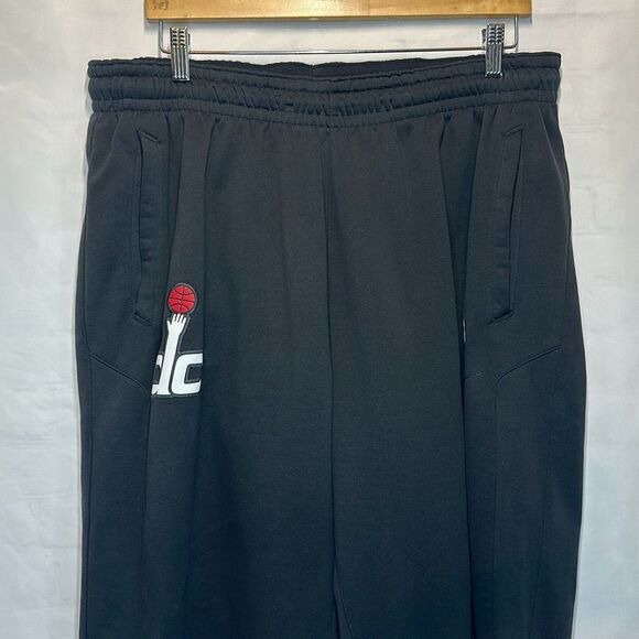 Washington Wizards Nike NBA Authentics Dri-Fit Athletic Pants Mens Black 3XLT - Picture 3 of 11